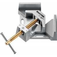 Экстрамощная стальная угловая струбцина для сварочных работ Extrem C90, глубина зажима 90 мм KRAFTOOL 32201