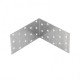 Крепежный уголок равносторонний 2 мм, KUR 100 х 100 х 60 мм Сибртех (46429)