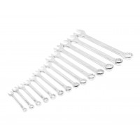 Набор ключей гаечных комбинированных 14 шт. (10-36)хромирование HORTZ