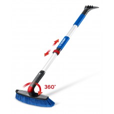 Щетка телескопическая с поворотной головой от снега автомобильная 860-1210 мм ЗУБР Профессионал 61062