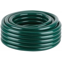 Шланг поливочный трехслойный армированный, зеленый 1