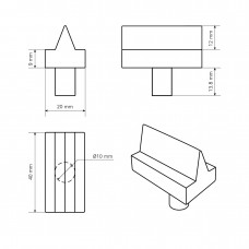 Комплект сменных ножей для резчика арматуры 4-22 мм ТЕХРИМ 812096-22