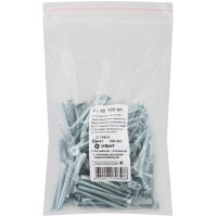 Винт с потайной головкой с полной резьбой оцинкованный DIN 965 4х40 100 шт Фасовка (27768-0)