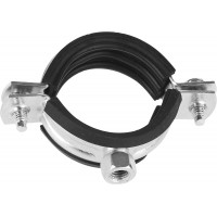 ЗУБР 2 1/2?, цинк, 1 шт, трубный хомут с гайкой (37850-73-82-1)