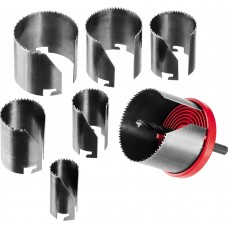 Пила кольцевая наборная по дереву 7 шт (26-32-38-45-50-56-63 х 42 мм) ЗУБР 29593-H7-42