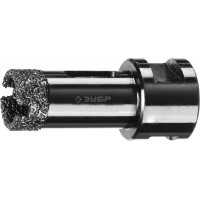 Коронка алмазная вакуумная АВК, d 20 мм, М14, 15 мм кромка ЗУБР Профессионал 29865-20