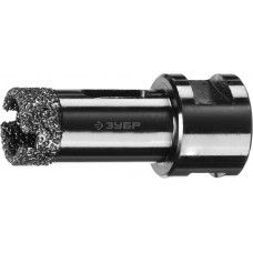 Коронка алмазная вакуумная АВК, d 20 мм, М14, 15 мм кромка ЗУБР Профессионал 29865-20