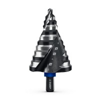 Сверло ступенчатое BLACK FORCE 6-52 мм, 12 ступеней, винтовая проточка ЗУБР Профессионал 29671-6-52-12