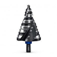 Сверло ступенчатое BLACK FORCE 6-52 мм, 12 ступеней, винтовая проточка ЗУБР Профессионал 29671-6-52-12