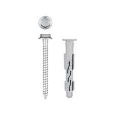 Дюбель фасадный ФД-Ц 10 x 80 мм, нейлон/цинк, 50 шт ЗУБР 301455-080