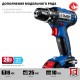 Дрель-шуруповерт 20 В 50 Н·м 2 АКБ 2 А·ч кейс Профессионал ЗУБР Т7 DL-201-22