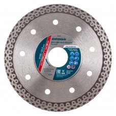 Диск алмазный, 125 х 22.2 мм, тонкий, сплошной (Jaguar) мокрая резка Gross (73053)