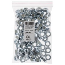 Гайка оцинкованная М10 100 шт DIN 934 Фасовка (28410-0)