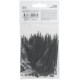 Хомуты нейлоновые, черные д/проводов 100 шт., 80х2,5 мм (60388)