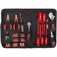 Набор инструмента 45 шт. (отвертки, биты, ключ разводной, пасс.-мини), матерчатый чехол