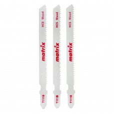 Полотна для электролобзика по дереву, 3 шт, T111B, 75 x 2 мм, HCS Matrix