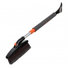 Щетка-сметка для снега со скребком телескопическая Stels (55313)