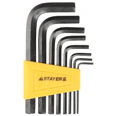 Набор имбусовых ключей 8 шт STANDARD STAYER 27405-H8