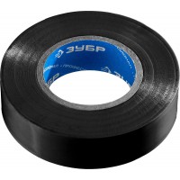 Изолента ПВХ ЭЛЕКТРИК-20 19 мм x 20 м, 6000 В, черная, не поддерживает горение ЗУБР Профессионал 1234-2_z02