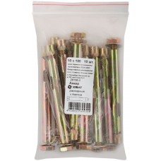 Анкер распорный с болтом 10х100 10 шт Фасовка (26136-0)