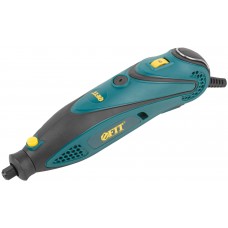 Гравировальная машина 135 Вт; 10000-32000 об/мин; 2,4/3,2 мм; БС щеток; набор насадок ; пластик. кейс (80595)