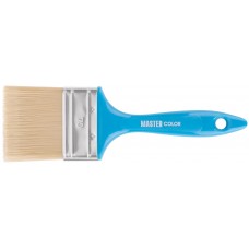 Кисть флейцевая, толщ. 16 мм, ПЭТ-щетина, нерж. обжим, пласт. ручка, ширина 70 мм (30-0204)