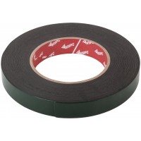 Лента монтажная клейкая на вспененной основе, черная 19 мм х 10 м (11788)