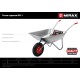 Садовая тачка MX-1, 65 л, 90 кг, одноколесная, оцинкованная сталь MIRAX 39900