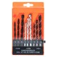 Набор сверл по бетону 5-6-8 мм, металлу 5-6-8 мм, дереву 5-6-8 мм, 9 шт, цилиндрический хвостовик Sparta (725055)