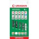 Набор полотна для лобзика T-хвост., по металлу/дереву, 5 шт URAGAN 159488-H5