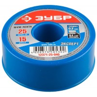 ФУМ лента 0.2 мм?25 мм?15 м 0.40 г/см? ЗУБР 12371-25-040