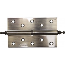 Петля карточная разъёмная левая 125?75?2.5 мм цвет старая латунь AB 2 шт ЗУБР 37605-125-5L