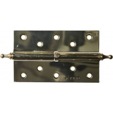 Петля карточная разъёмная правая 125?75?2.5 мм цвет латунь PB 2 шт ЗУБР 37605-125-1R