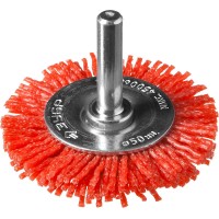 Щетка дисковая для дрели 50 мм, нейлоновая проволока ЗУБР Профессионал 35161-050_z02