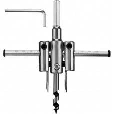 Сверло регулируемое по дереву d 40-120 мм глубина реза 30 мм ЗУБР 29440-120