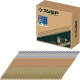 Гвозди реечные рифленые оцинкованные SN34 (D34) 90 x 3.1 мм, 3000 шт ЗУБР 305399-90
