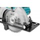 Пила дисковая 1280 Вт; 5000 об/мин; 185/20 мм; 4,8 кг; жел. опора; рез. накл.; б/с щеток; блок шпинд.; коробка (80398)