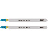 Полотна по металлу, HSS, фрезерованные, волнистые зубья, 132/106/1,2 мм (T318A), 2 шт. (40911)