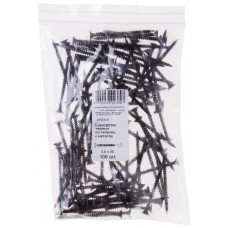 Саморезы черные по гипроку к металлу 3,5 х 55 100 шт Фасовка (22555-0)