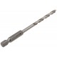 Сверло HSS по металлу,полированное, U-хвостовик под биту, инд.упаковка 4,0 мм (34040)