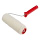 Валик Натуральный мех, в сборе, 200 мм, D 48 мм, D ручки 6 мм, крепление шплинтом Сибртех (80163)