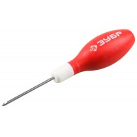 Шило сапожное 60 мм, d 3 мм, обрезиненная рукоятка ЗУБР 09570-3