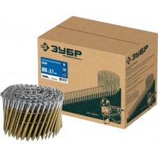 Гвозди барабанные CNW 80 x 3.1 мм, рифленые, 3600 шт ЗУБР 305382-80