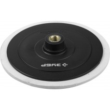 Опорная тарелка на липучке М14, d 180 мм, пластиковая, для полировальной машины ЗУБР 35785