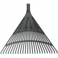 Грабли веерные пластиковые большие, 24 зуба, 610х540 мм, без черенка (76940)