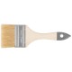 Кисть флейцевая Лайт, натур. cветлая щетина, деревянная ручка 2,5 (63 мм) (00806)