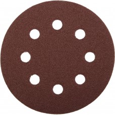 Круг шлифовальный универсальный Мастер 125 мм, 8 отверстий, Р60, 5 шт ЗУБР 35562-125-060