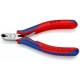 Кусачки торцевые для электроники, маленькая фаска, губки 27°, 115 мм, 2-комп ручки (KN-6442115)