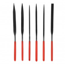 Набор надфилей, 160 х 4 мм, 6 шт, обрезиненные рукоятки Matrix (15816)