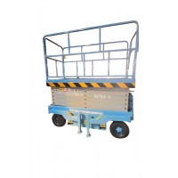 Подъемник ножничный самоходный 500 кг 12/14 м TOR SJY-0,5-12DC аккумуляторный (Y) (1050634)